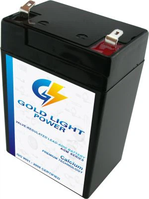 Precio al por mayor, batería recargable de 4V5.0AH para luz de emergencia, linterna solar, luces solares para acampar, antorcha solar, bombilla de ventilador solar